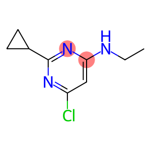 6-chloro-2-cyclopropyl-n-ethylpyrimidin-4-amine