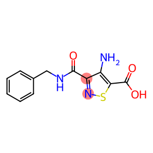 4-Amino-3-(benzylcarbamoyl)-1,2-thiazole-5-carboxylic acid