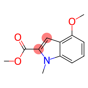 1H-Indole-2-carboxylic acid, 4-methoxy-1-methyl-, methyl ester