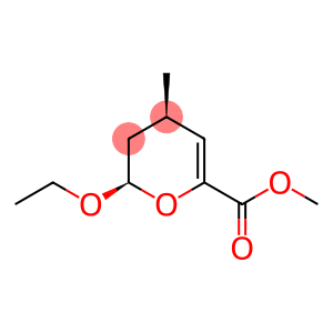 2H-Pyran-6-carboxylicacid,2-ethoxy-3,4-dihydro-4-methyl-,methylester,(2R,4R)-rel-(9CI)