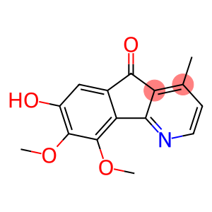 5H-Indeno[1,2-b]pyridin-5-one, 7-hydroxy-8,9-dimethoxy-4-methyl-