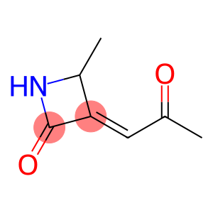 2-Azetidinone, 4-methyl-3-(2-oxopropylidene)-, (E)- (9CI)