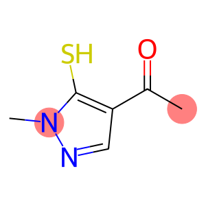 Ethanone, 1-(5-mercapto-1-methyl-1H-pyrazol-4-yl)- (9CI)
