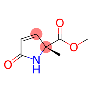 1H-Pyrrole-2-carboxylicacid,2,5-dihydro-2-methyl-5-oxo-,methylester,(R)-