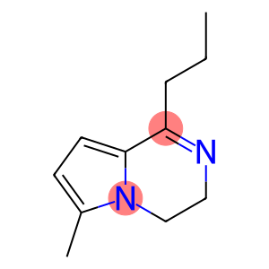 Pyrrolo[1,2-a]pyrazine, 3,4-dihydro-6-methyl-1-propyl- (9CI)