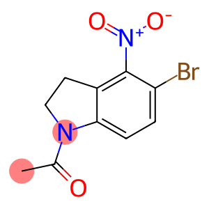 Ethanone, 1-(5-bromo-2,3-dihydro-4-nitro-1H-indol-1-yl)-