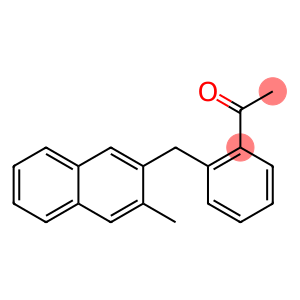 Ethanone, 1-[2-[(3-methyl-2-naphthalenyl)methyl]phenyl]-