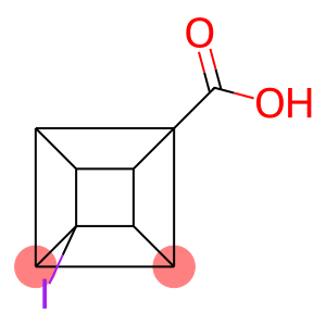 Pentacyclo[4.2.0.02,5.03,8.04,7]octane-1-carboxylic acid, 4-iodo-