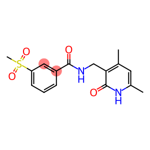 BenzaMide, N-[(1,2-dihydro-4,6-diMethyl-2-oxo-3-pyridinyl)Methyl]-3-(Methylsulfonyl)-