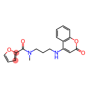 N-methyl-N-{3-[(2-oxo-2H-chromen-4-yl)amino]propyl}furan-2-carboxamide
