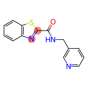 N-(pyridin-3-ylmethyl)-1,3-benzothiazole-2-carboxamide