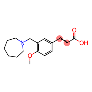 (2E)-3-[3-(Azepan-1-ylmethyl)-4-methoxyphenyl]-acrylic acid