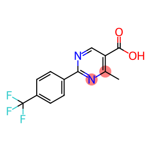 4-methyl-2-[4-(trifluoromethyl)phenyl]pyrimidine-5-carboxylic acid