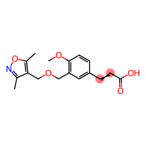 (2E)-3-(3-{[(3,5-dimethylisoxazol-4-yl)methoxy]methyl}-4-methoxyphenyl)acrylic acid