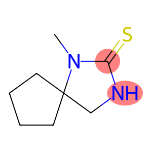 1,3-Diazaspiro[4.4]nonane-2-thione,1-methyl-(9CI)