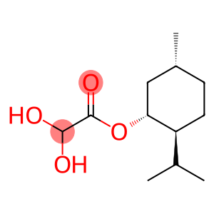 2,2-dihydroxyacetic acid (-)-menthyl ester