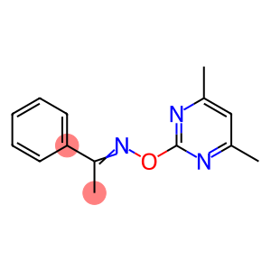 (Z)-[(4,6-dimethylpyrimidin-2-yl)oxy](1-phenylethylidene)amine