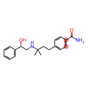 4-(3-(2-hydroxy-2-phenyl)ethylamino-3-methylbutyl)benzamide