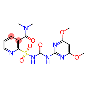 1-(4,6-Dimethoxy-2-pyrimidinyl)-3-[3-(dimethylcarbamoyl)-2-pyridylsulfonyl]urea,  2-[(4,6-Dimethoxypyrimidin-2-ylcarbamoyl)sulfamoyl]-N,N-dimethylnicotinamide