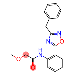 N-[2-(3-benzyl-1,2,4-oxadiazol-5-yl)phenyl]-2-methoxyacetamide