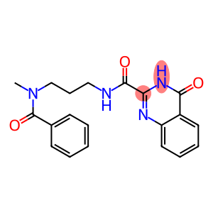 2-Quinazolinecarboxamide, N-[3-(benzoylmethylamino)propyl]-3,4-dihydro-4-oxo-