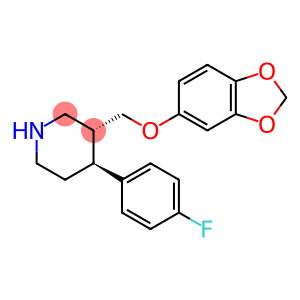 (3R,4S)-3-((benzo[d][1,3]dioxol-5-yloxy)methyl)-4-(4-fluorophenyl) piperidine