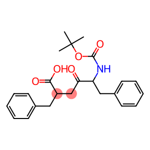 Benzenehexanoic acid, δ-[[(1,1-dimethylethoxy)carbonyl]amino]-γ-oxo-α-(phenylmethyl)-
