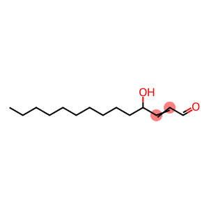 2-Tetradecenal, 4-hydroxy-