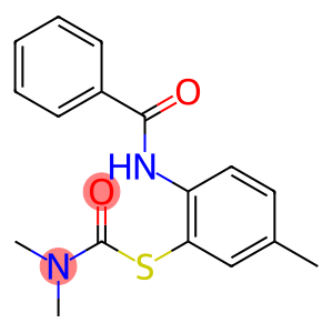 S-(2-BenzoylaMino-5-Methylphenyl)diMethylthiocarbaMic acid