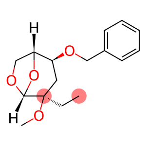 .beta.-D-ribo-Hexopyranose, 1,6-anhydro-3-deoxy-2-C-ethyl-2-O-methyl-4-O-(phenylmethyl)-