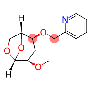 .beta.-D-ribo-Hexopyranose, 1,6-anhydro-3-deoxy-2-O-methyl-4-O-(2-pyridinylmethyl)-