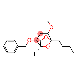 6,8-Dioxabicyclo3.2.1octane, 5-butyl-4-methoxy-2-(phenylmethoxy)-, 1R-(exo,exo)-