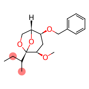 .beta.-D-ribo-4-Nonulopyranose, 4,9-anhydro-1,2,3,6-tetradeoxy-3-methyl-5-O-methyl-7-O-(phenylmethyl)-