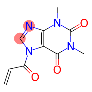 1H-Purine-2,6-dione,  1,3-dimethyl-7-(1-oxo-2-propenyl)-  (9CI)
