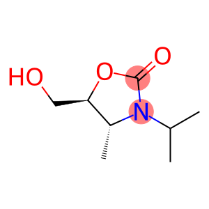 2-Oxazolidinone,5-(hydroxymethyl)-4-methyl-3-(1-methylethyl)-,(4R-trans)-(9CI)