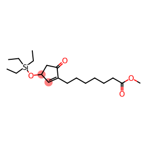 1-Cyclopentene-1-heptanoic acid, 5-oxo-3-[(triethylsilyl)oxy]-, methylester