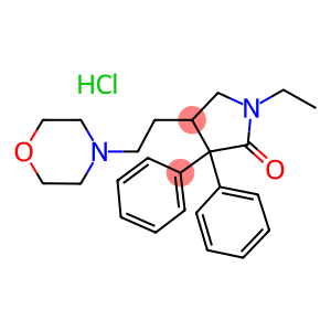 4-[2-(1-Ethyl-5-oxo-4,4-diphenyl-3-pyrolidinyl)ethyl]morpholine·hydrochloride