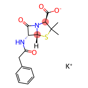 Monopotassium (2S,5R,6R)-3,3-dimethyl-7-oxo-6-(2-phenylacetamido)-4-thia-1 -azabicyclo