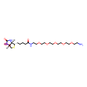 (+)-Biotin-PEG6-CH2CH2NH2