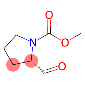 1-Pyrrolidinecarboxylic acid, 2-formyl-, methyl ester, (2S)-
