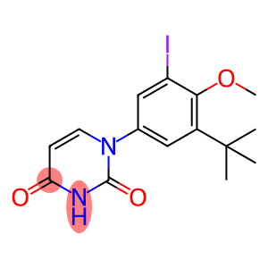 1-(3-叔丁基-5-碘-4-甲氧基苯基)嘧啶-2,4(1H,3H)-二酮