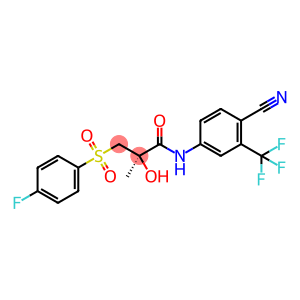 N-[4-Cyano-3-(Trifluoromethyl)Phenyl]-3-[(4-Flurophenyl)Thio]-2-Hydroxy-2-Methyl-Propanamide