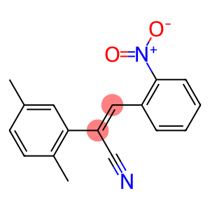 (Z)-2-(2,5-dimethylphenyl)-3-(2-nitrophenyl)prop-2-enenitrile