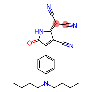 2-[3-Cyano-4-[4-(dibutylamino)phenyl]-5-oxo-1,5-dihydro-2H-pyrrol-2-ylidene]malononitrile