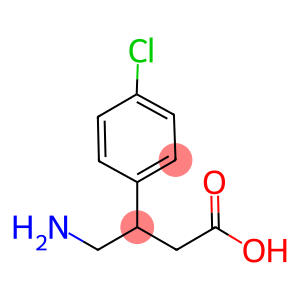 beta-(aminomethyl)-4-chlorobenzenepropanoic acid