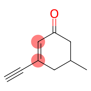 2-Cyclohexen-1-one, 3-ethynyl-5-methyl- (9CI)
