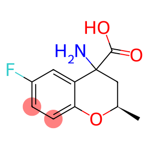 (2R)-4-AMINO-6-FLUORO-2-METHYLCHROMAN-4-CARBOXYLIC ACID