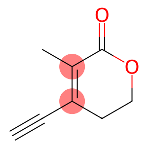 2H-Pyran-2-one, 4-ethynyl-5,6-dihydro-3-methyl- (9CI)