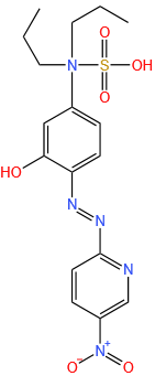 2-(5-硝基-2-吡啶偶氮基)-5-(N-丙基-N-磺丙氨基)苯酚