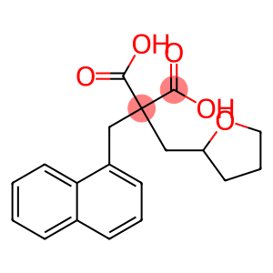 1-(Tetrahydro-2-furyl)-3-(1-naphthyl)propane-2,2-dicarboxylic acid